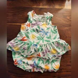 ❤️ 3/$15! Primary Multicolor Baby Dress with Bloomers